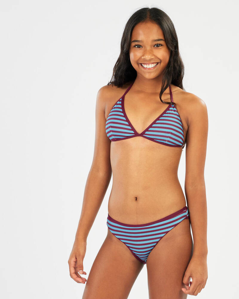 Topanga Girls' Maggie Fixed Triangle Bikini Set for Womens