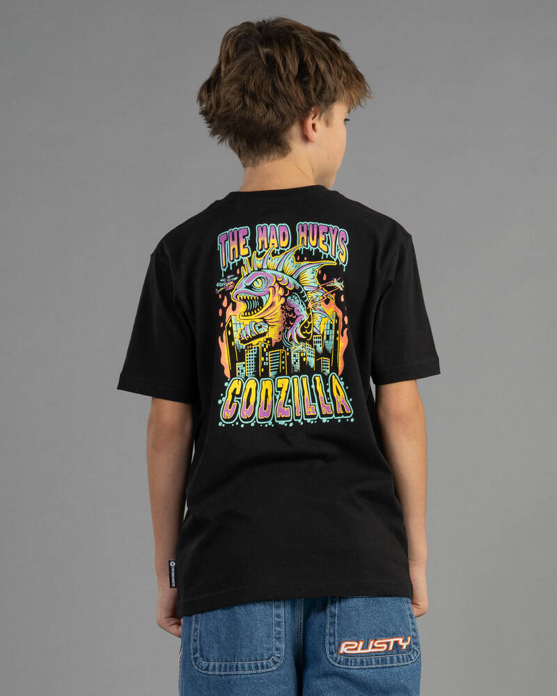 The Mad Hueys Boys' Codzilla Returns T-Shirt for Mens