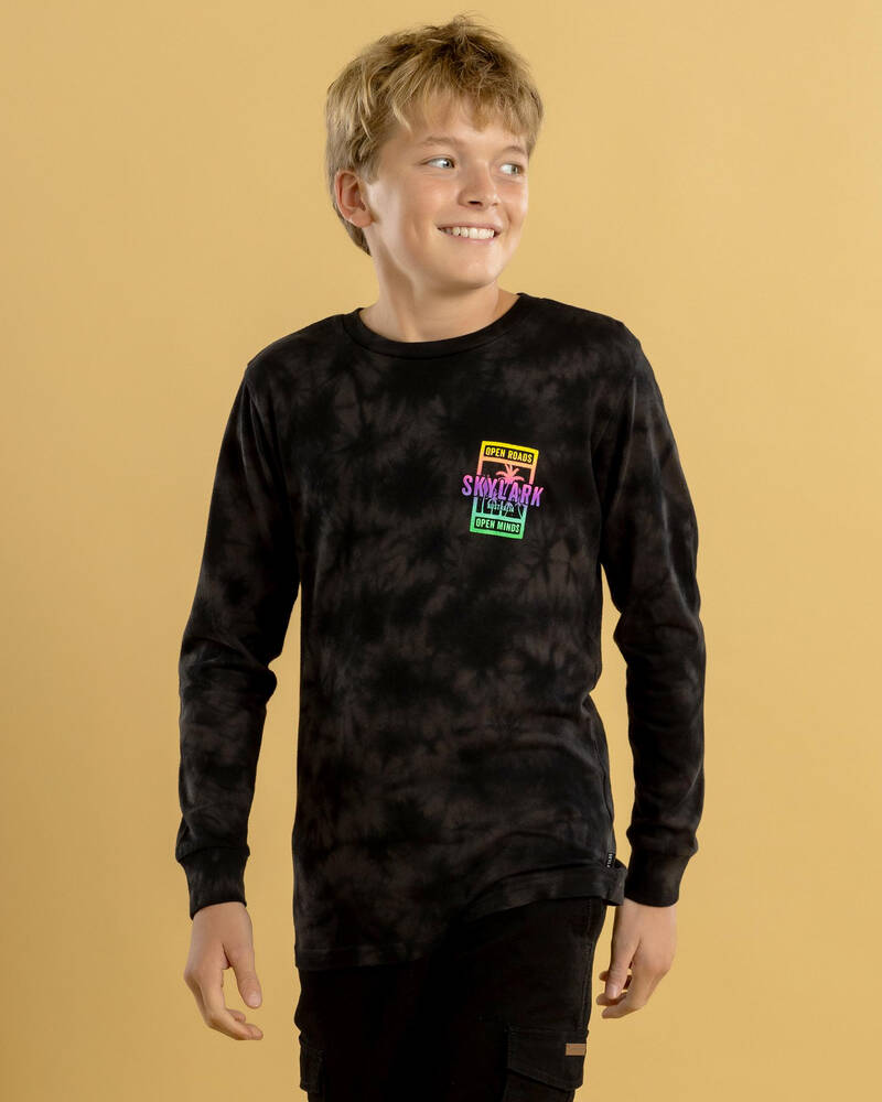 Skylark Boys' Explicate Long Sleeve T-Shirt for Mens