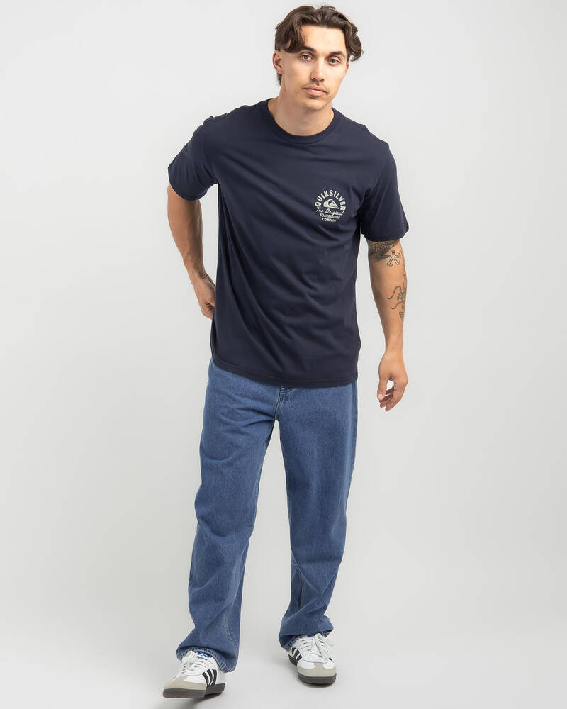 Quiksilver Circled Script T-Shirt for Mens