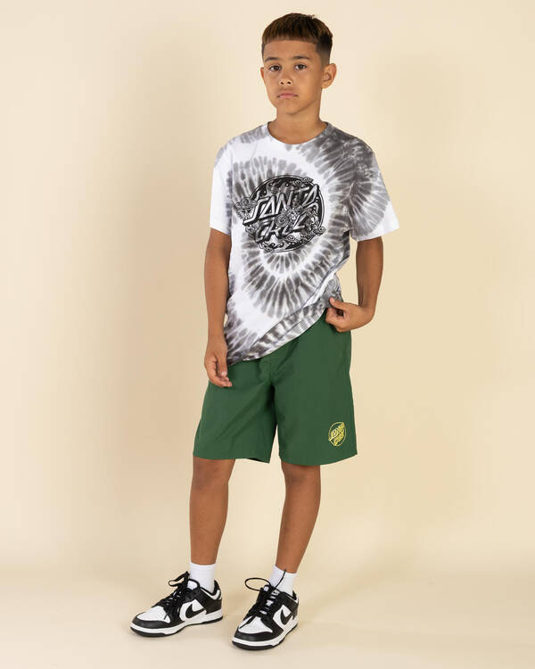 Santa Cruz Boys' Opus Dot Cruzier Beach Shorts for Mens