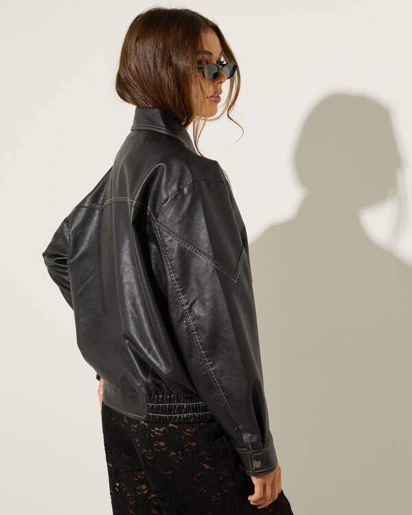 Ava And Ever Radley Faux Leather Jacket for Womens