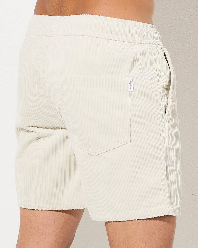 Skylark Ridge Cord Elastic Waist Shorts for Mens