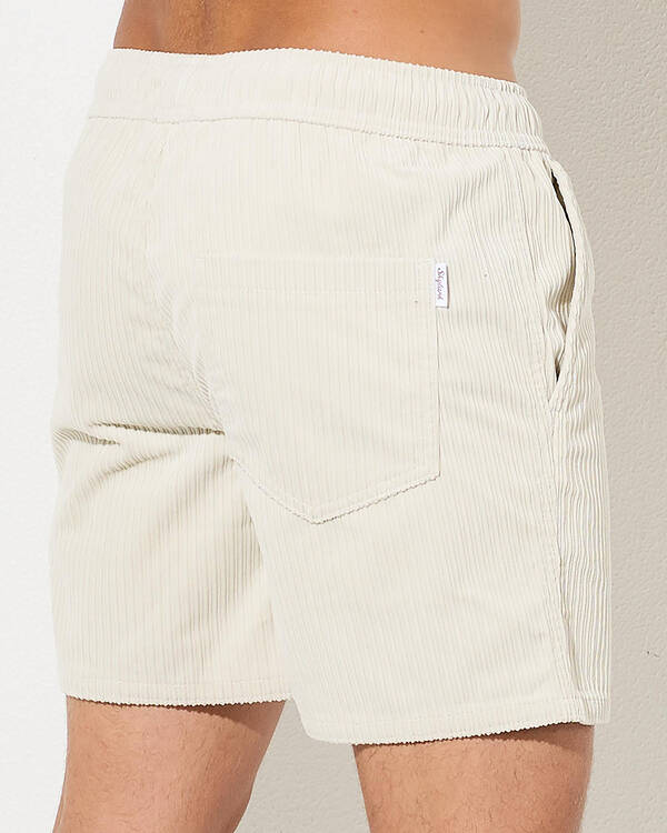 Skylark Ridge Cord Elastic Waist Shorts for Mens