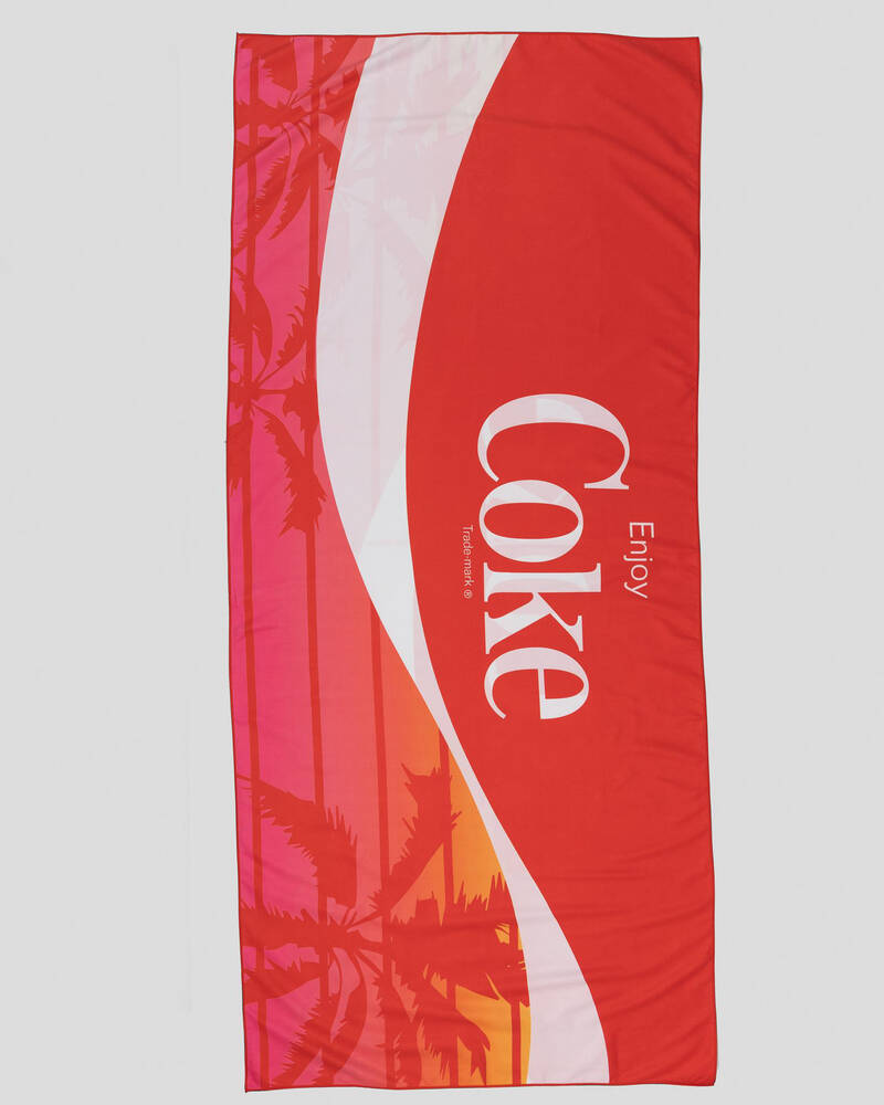 FOOT-IES Coke Sunset Beach Towel for Mens