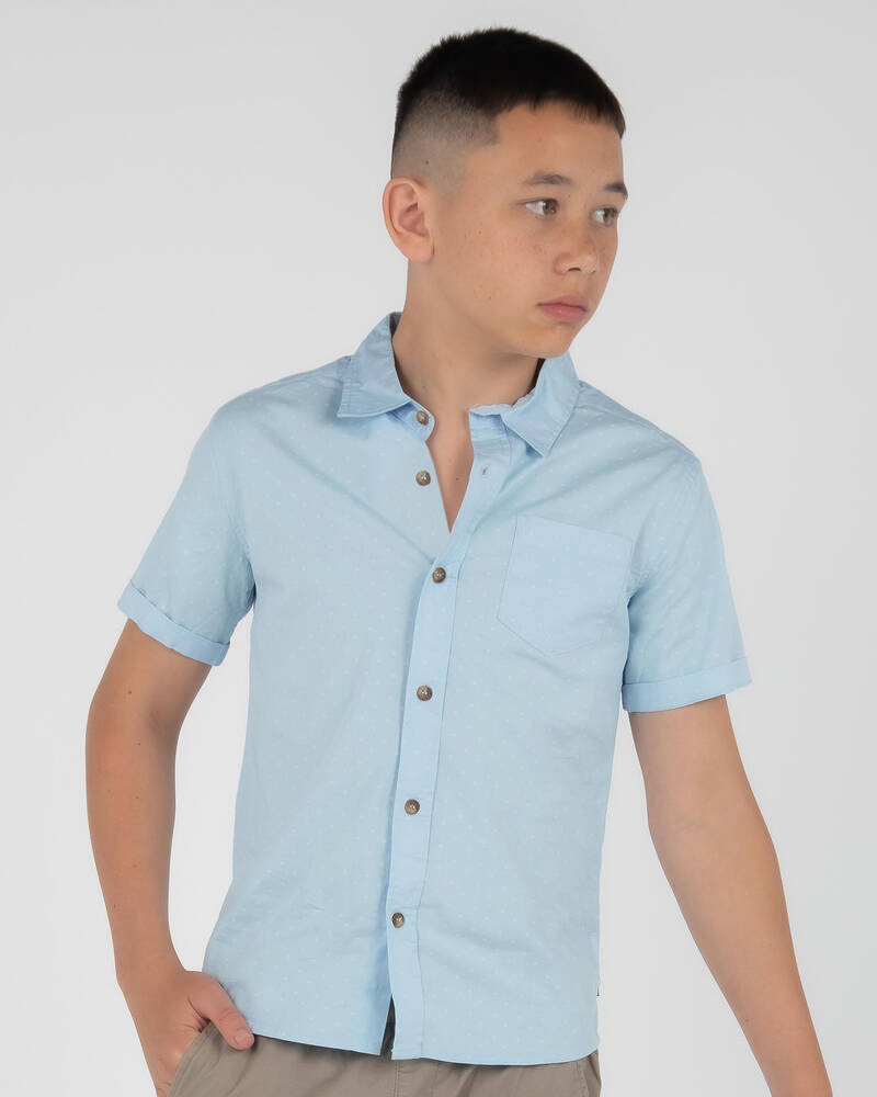 Lucid Boys' Atomic Short Sleeve Shirt for Mens