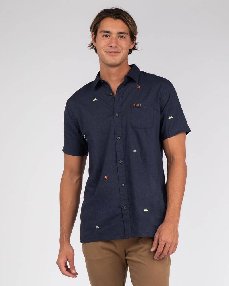 Rip Curl SWC Motif Linen Shirt for Mens