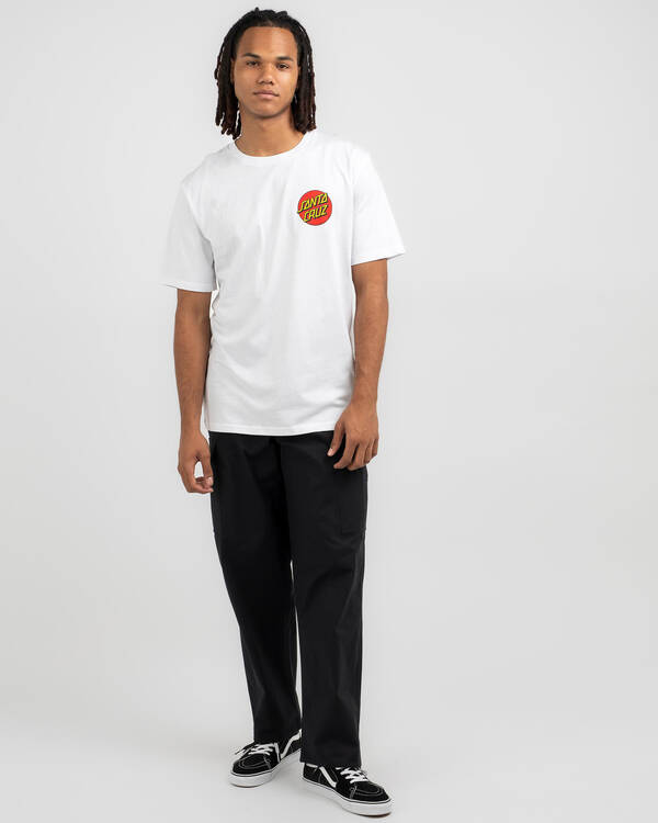 Santa Cruz Classic Dot Chest T-Shirt for Mens