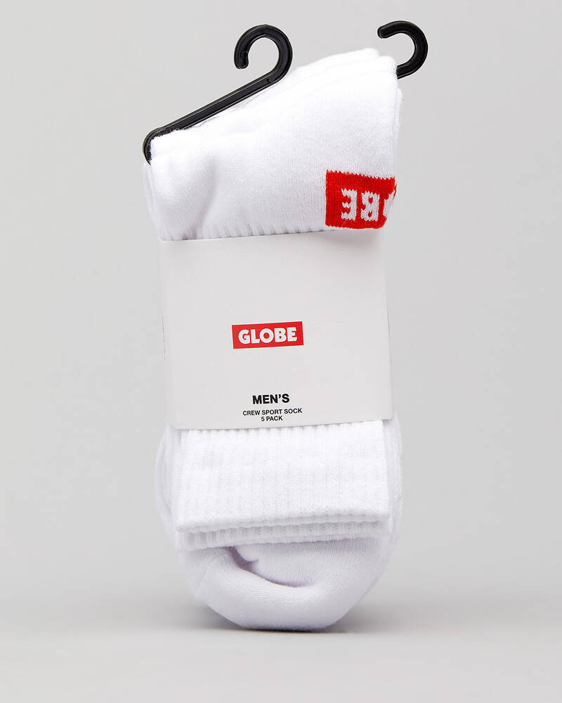 Globe Minibar Crew Socks 3 Pack for Mens