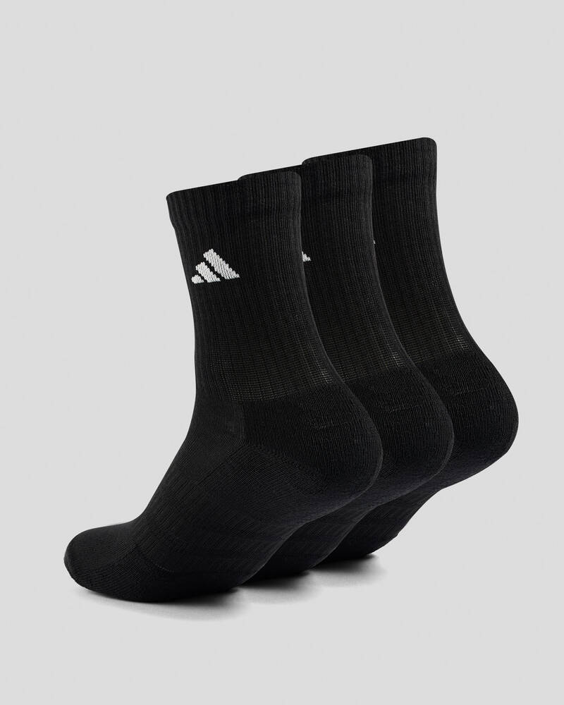 adidas Kids' Cut Crew Socks 3 Pack for Mens
