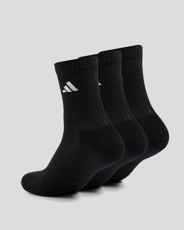 adidas Kids' Cut Crew Socks 3 Pack for Mens