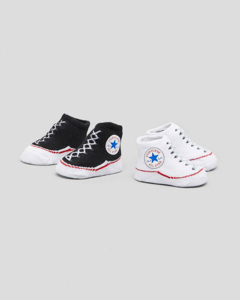 Converse Infant Chuck Taylor Booties 2 Pack for Unisex