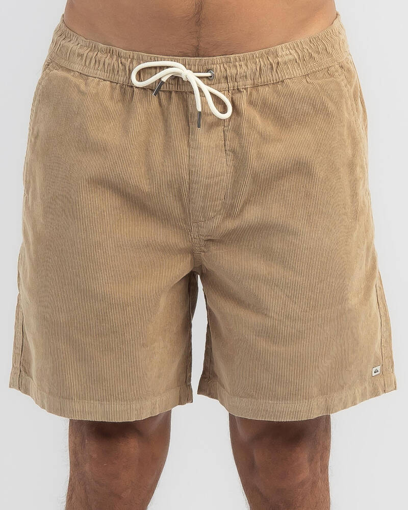 Quiksilver Taxer Cord Walk Shorts for Mens
