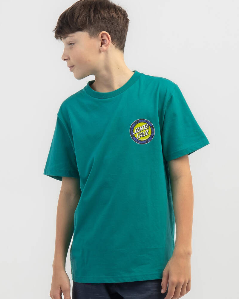 Santa Cruz Boys' Outer Ringed Dot T-Shirt for Mens