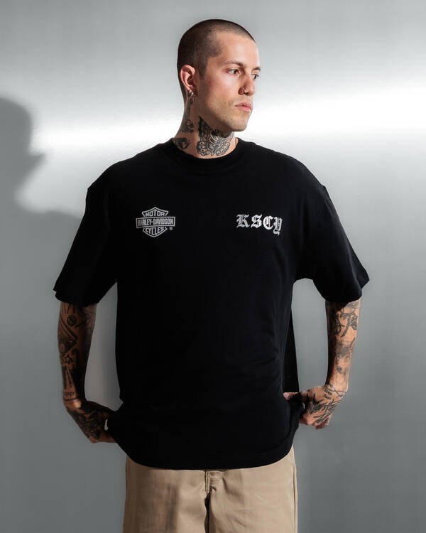 Kiss Chacey Harley-Davidson Scrambler Street T-Shirt for Mens