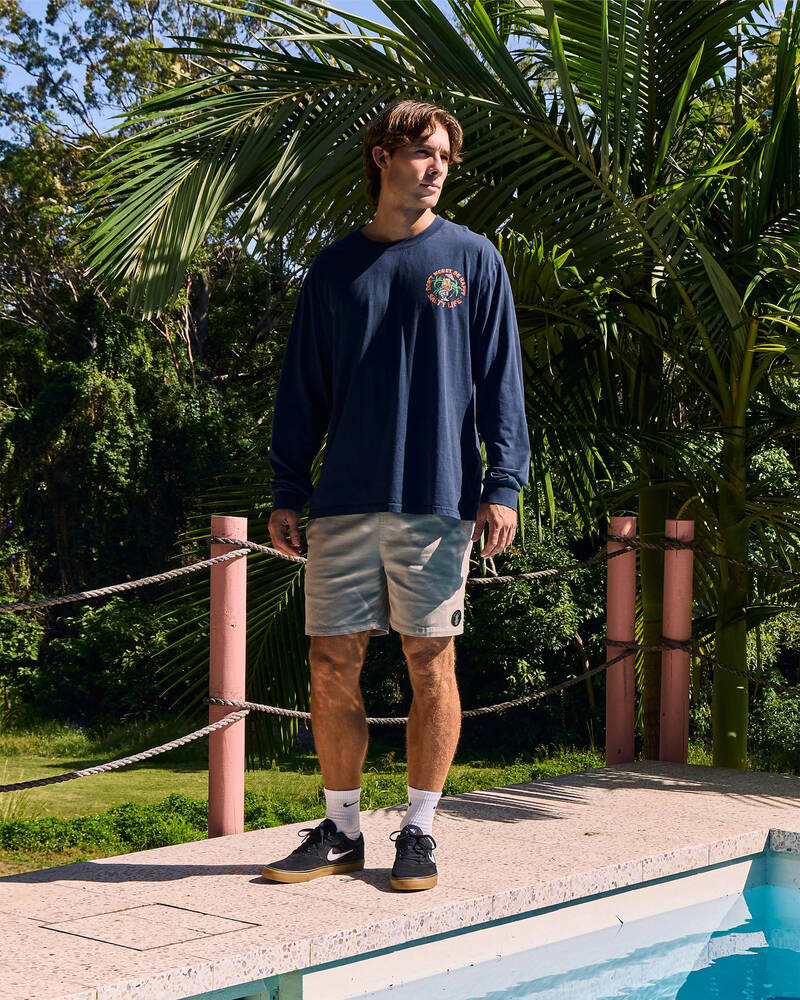 Salty Life Don't Worry Long Sleeve T-Shirt for Mens