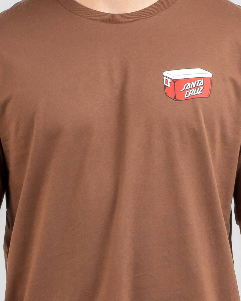 Santa Cruz Braun Camping Dot T-Shirt for Mens