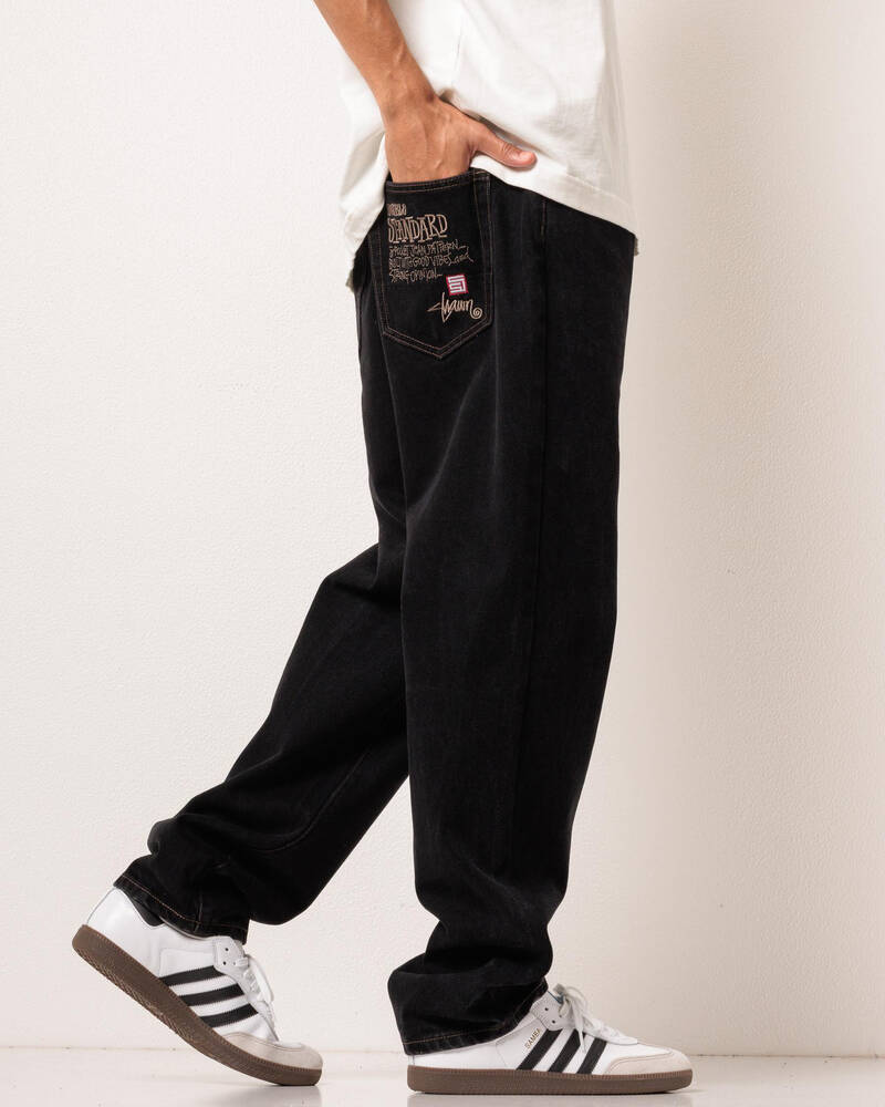 S-Double EMB 5 Pocket Standard Jean for Mens