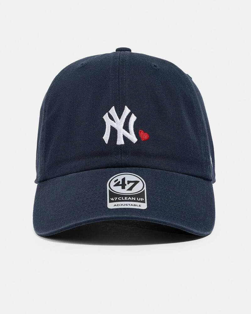 Forty Seven NY Hearts Clean Up Baserunner Cap for Womens