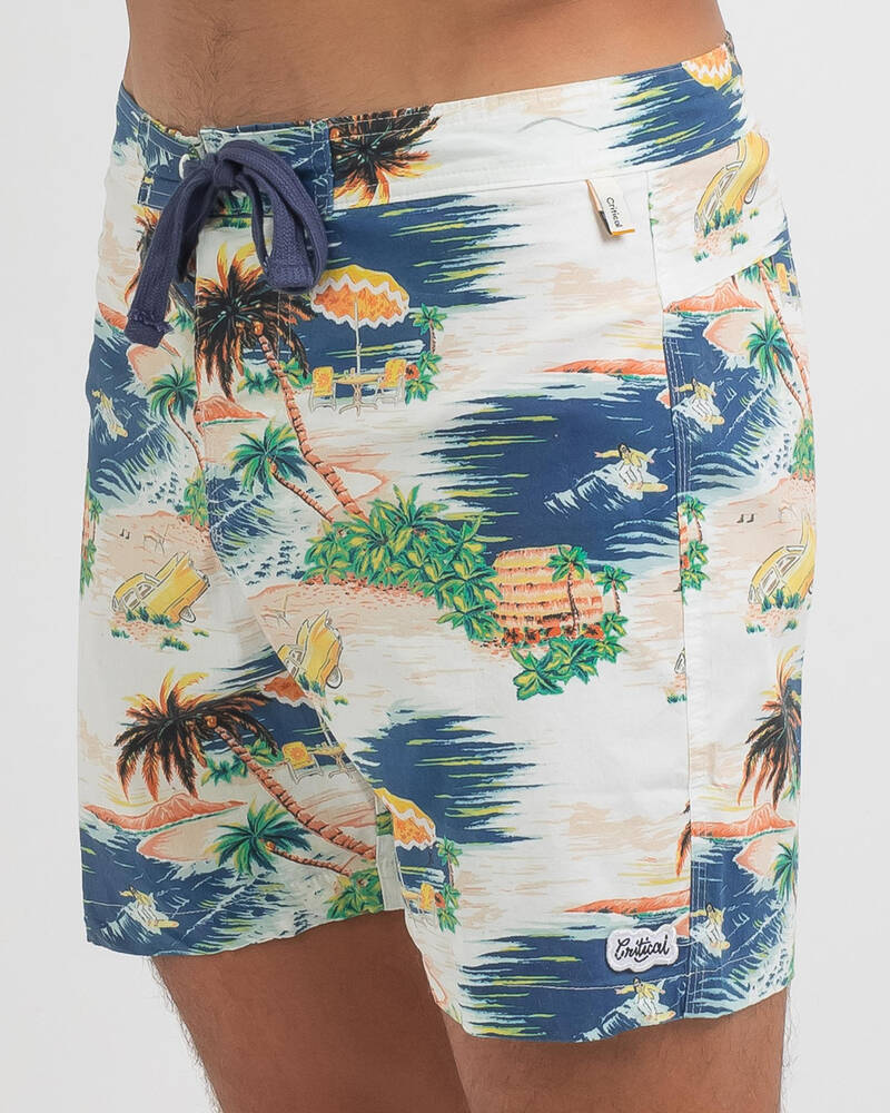Shop The Critical Slide Society On The Beach Board Shorts In Vintage