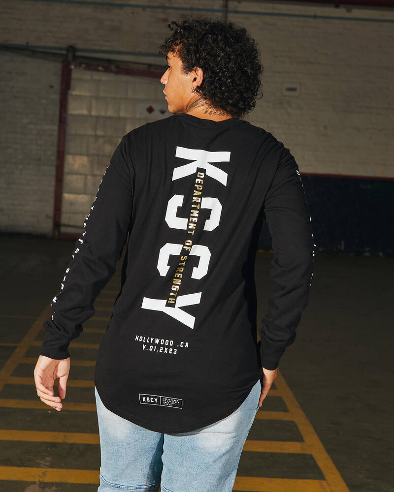 Kiss Chacey Zenia Dual Curved Long Sleeve T-Shirt for Mens