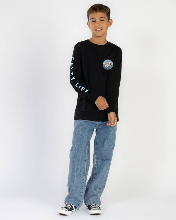 Salty Life Boys' Born To Be Wild Long Sleeve T-Shirt for Mens