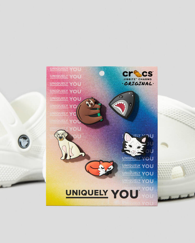 Crocs Animal Lover Jibbitz 5 Pack for Unisex