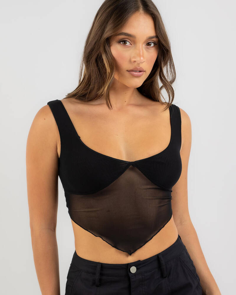 Luvalot Posie Mesh Top for Womens