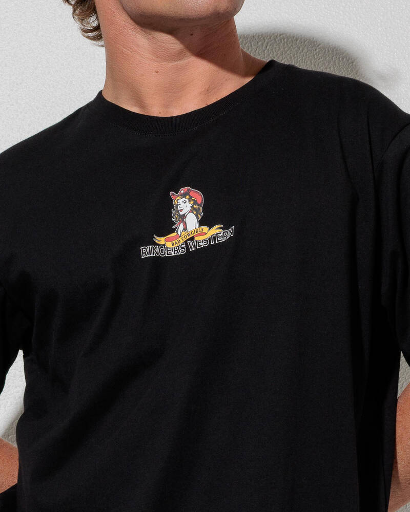 Ringers Western Bad Cowgirls Relaxed T-Shirt for Mens