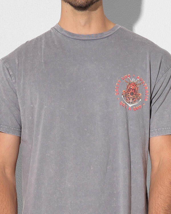 Salty Life Eightfold Hold T-Shirt for Mens