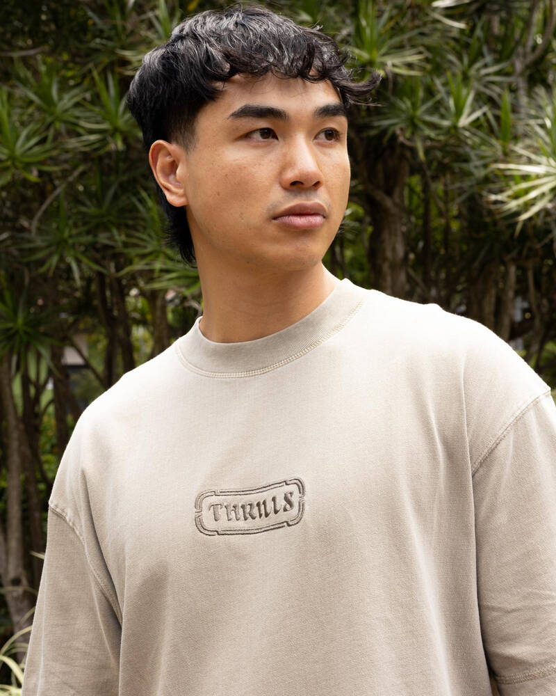 Thrills Lost In Paradise Embro Box Fit T-Shirt for Mens