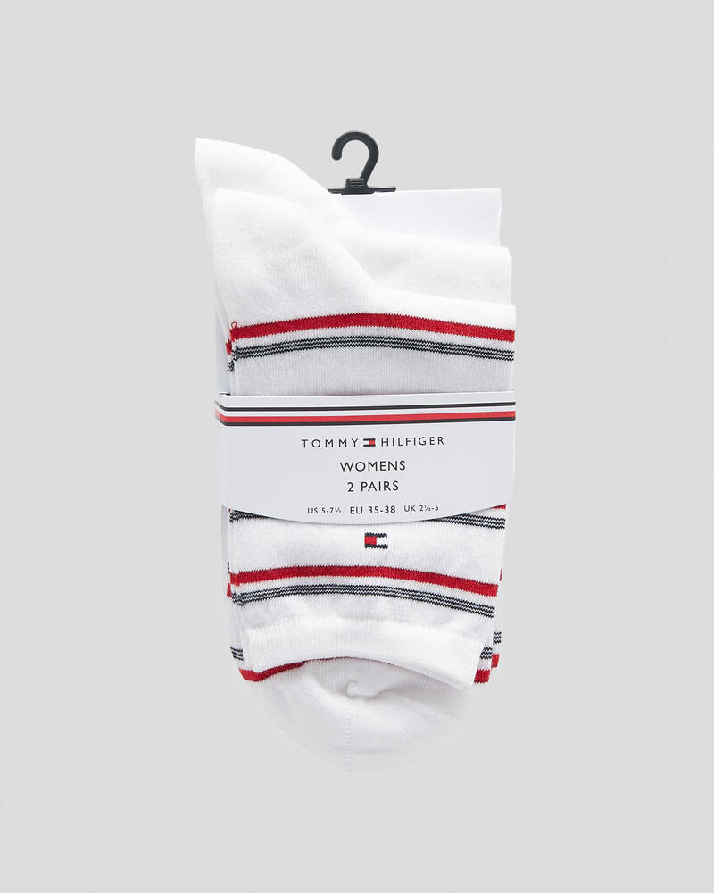 Tommy Hilfiger Island Stripe Short Sock Pack for Womens
