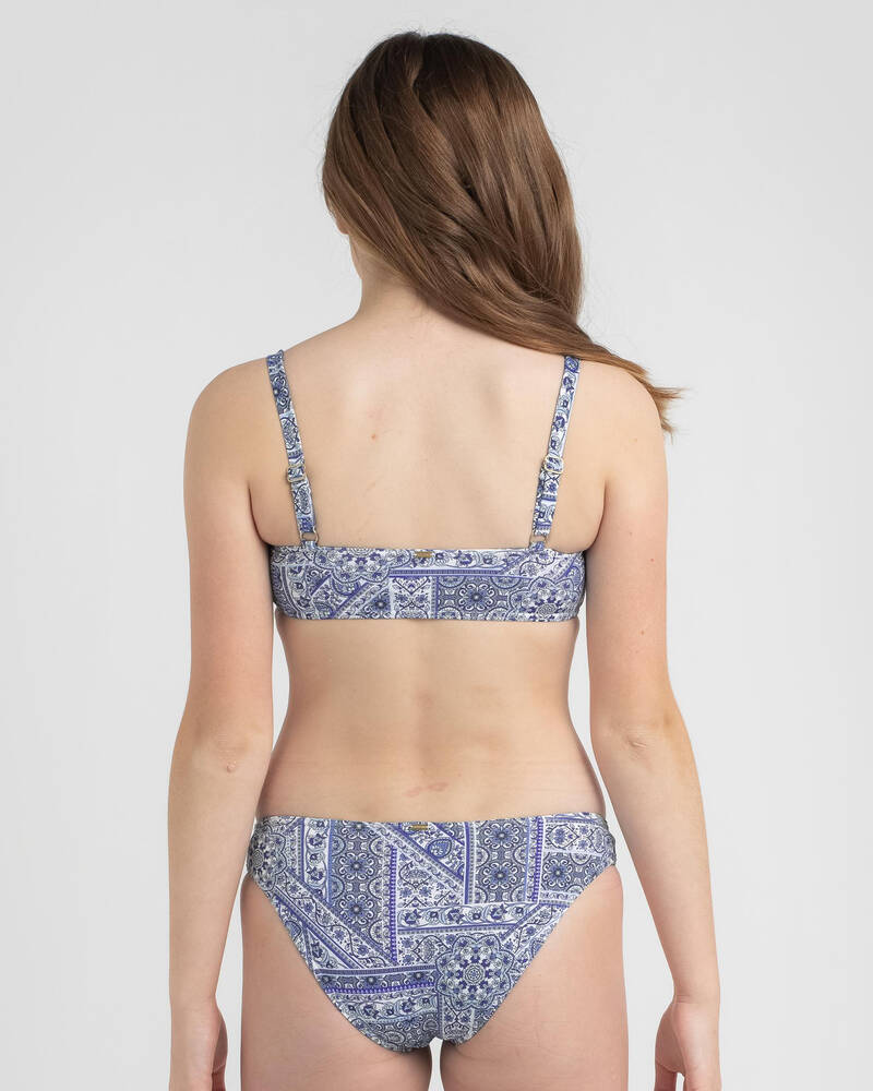 Kaiami Girls' Aurelia Bandeau Bikini Set for Womens