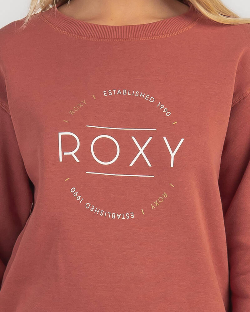 Roxy Surf Stoked Crewneck Sweatshirt for Womens