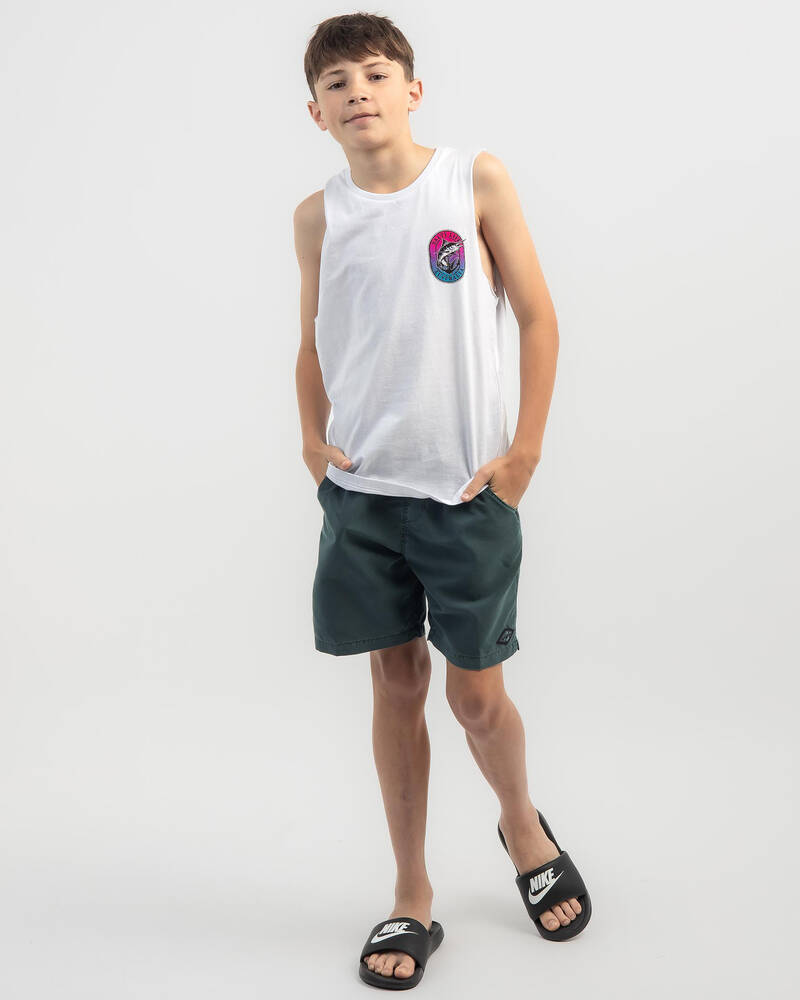 Billabong Boys' All Day Overdye Layback Beach Shorts for Mens