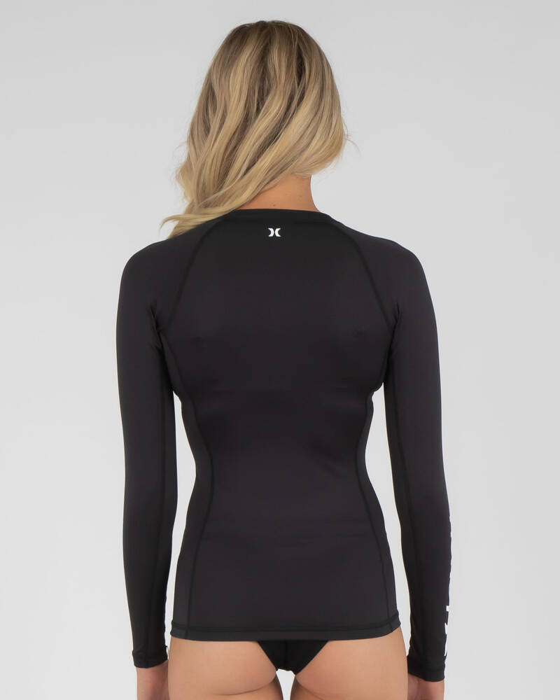 Hurley One & Only Long Sleeve Rash Vest for Womens