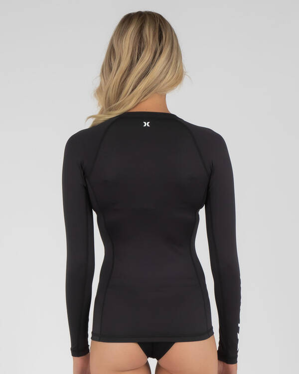 Hurley One & Only Long Sleeve Rash Vest for Womens