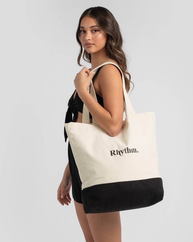 Rhythm Logo Beach Bag for Womens