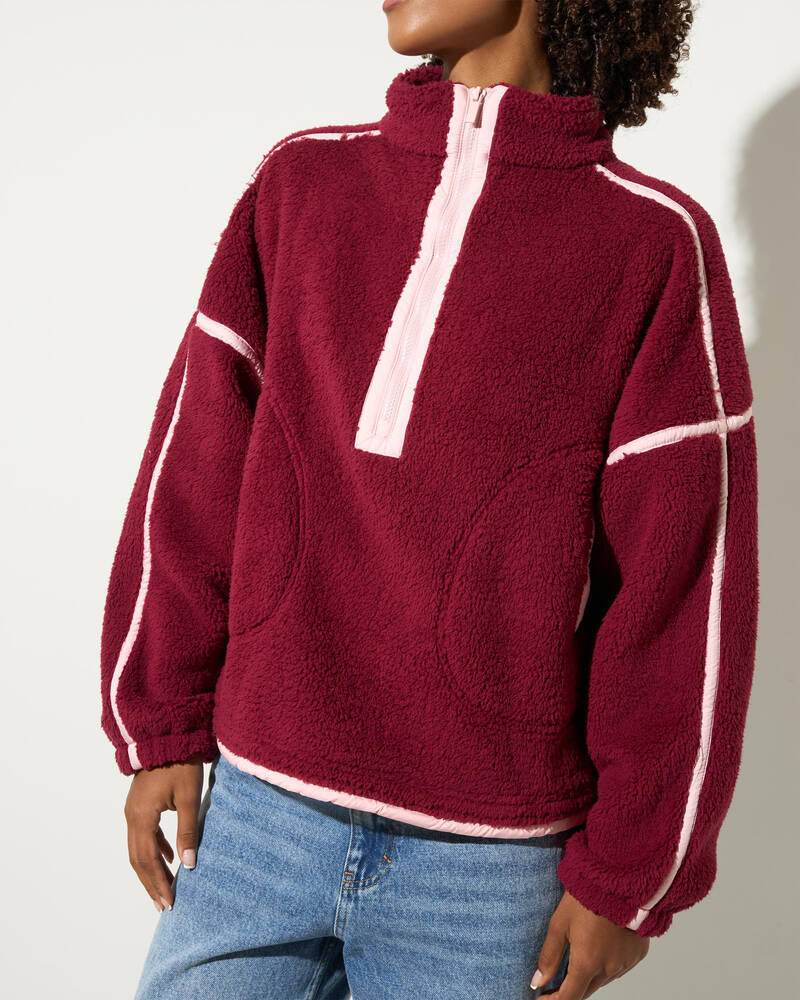 Mooloola Summit Quarter Zip Polar Fleece for Womens