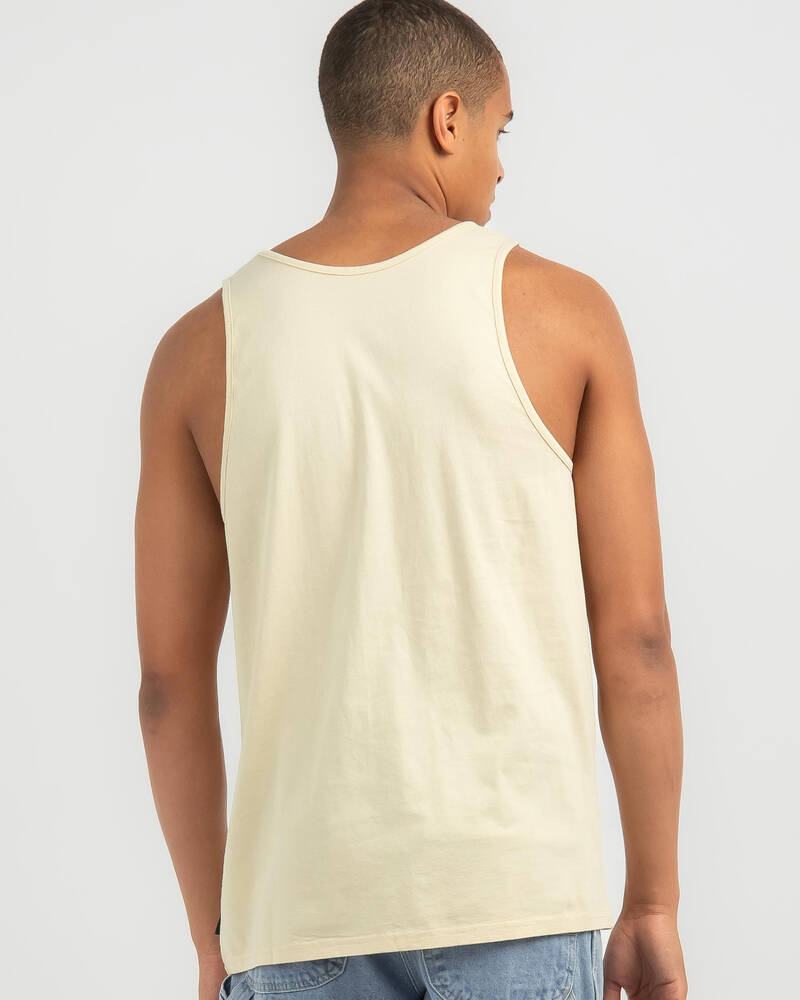 Rusty Short Cut Tank for Mens