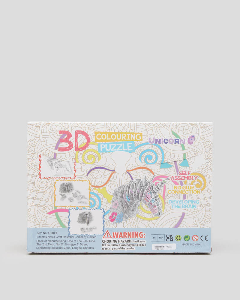 Get It Now Unicorn 3D Colour Puzzle for Womens