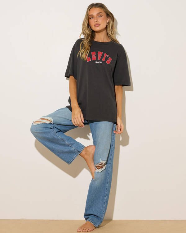 Levi's Rhinestone Archival Graphic Tabor T-Shirt for Womens