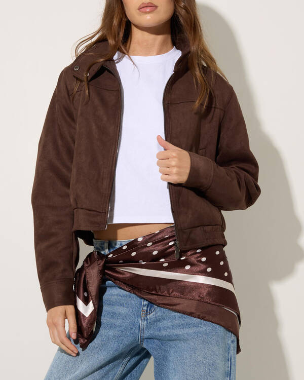 Ava And Ever Ramona Faux Suede Jacket for Womens