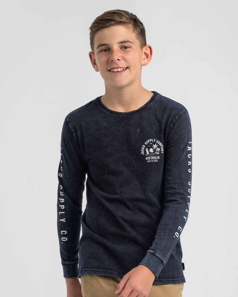 Jacks Boys' Laze Long Sleeve T-Shirt for Mens