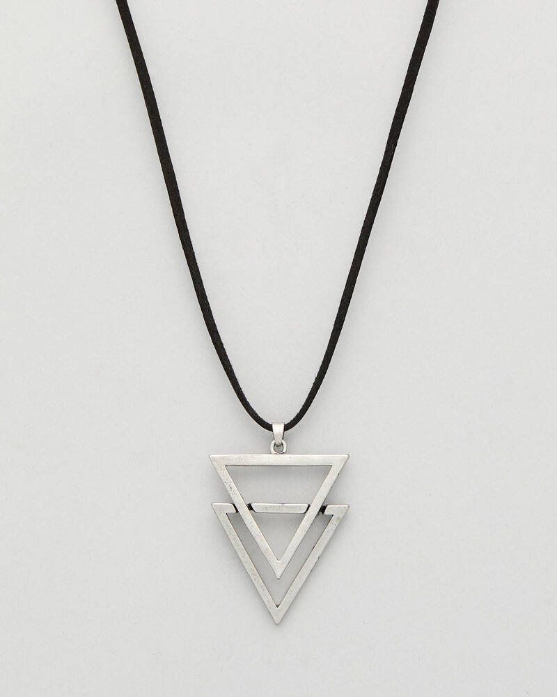 REPUBLIK Triangles Necklace for Mens image number null