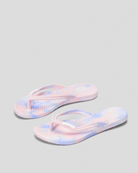 Billabong Girls' Kicks Marble Thongs for Womens image number null