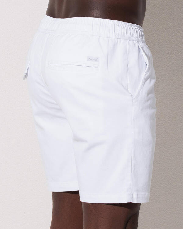 Lucid Toggle Elastic Waist Shorts for Mens