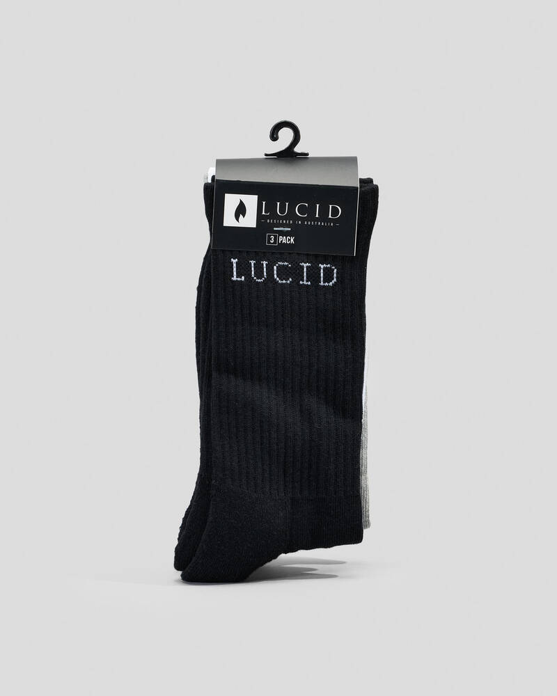 Lucid Denote Socks 3 Pack for Mens