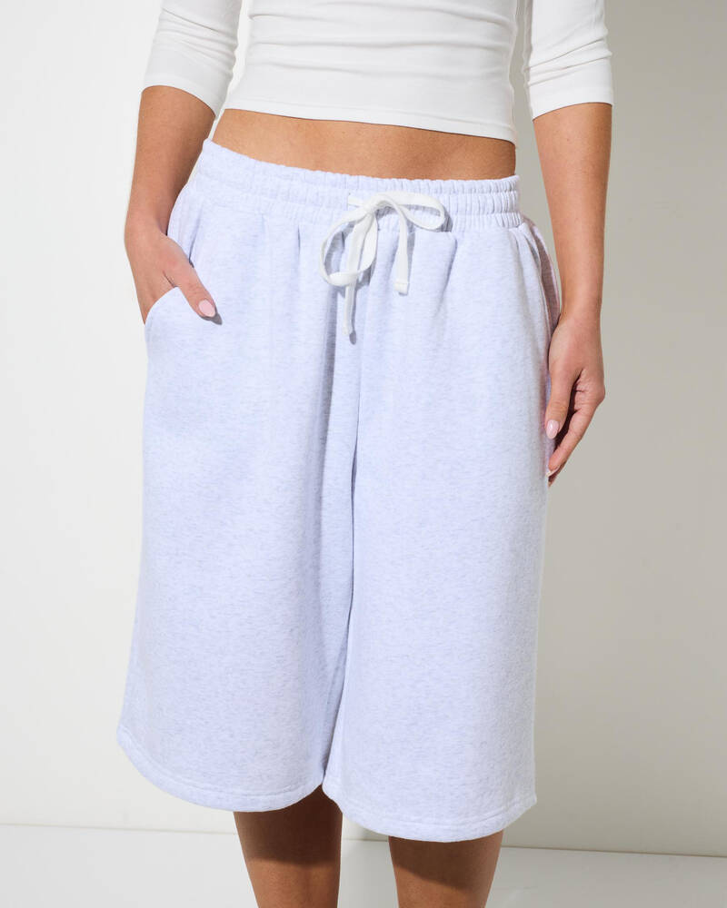 Malibu Life Lori Longline Track Shorts for Womens