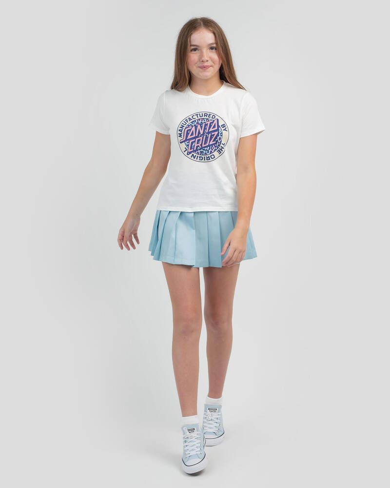 Santa Cruz Girls' Primal MFG Dot T-Shirt for Womens